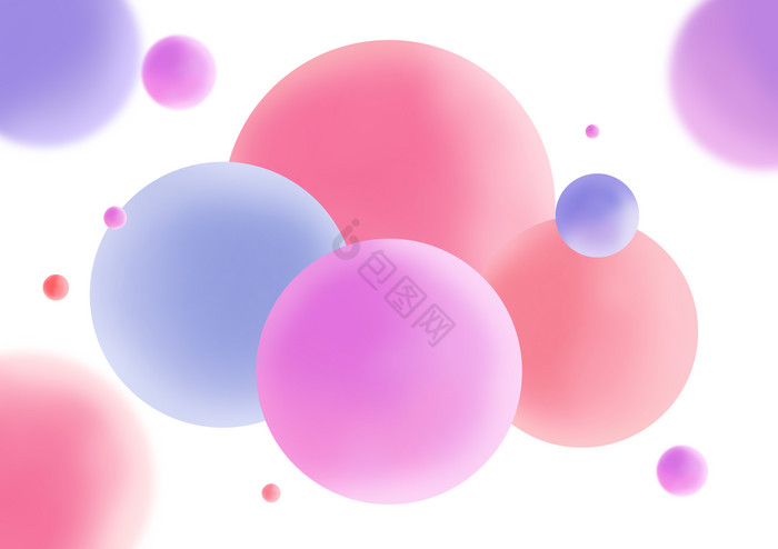 圆形球体酸性图片