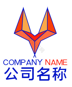 拼图色块橙活动Y字母logo图片