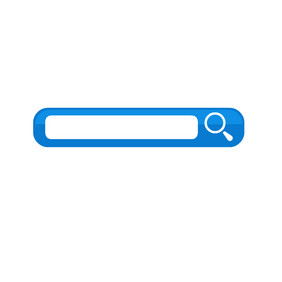网页蓝色搜索框动图GIF