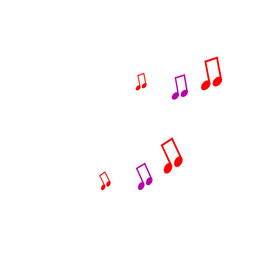音乐音符飘动动图GIF