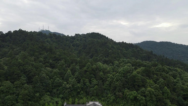 自然风光湖南怀化中坡山国家森林公园航拍