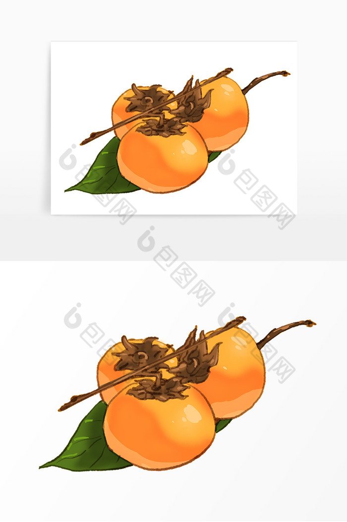 秋分水果柿子图片图片