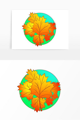 秋分树叶图片