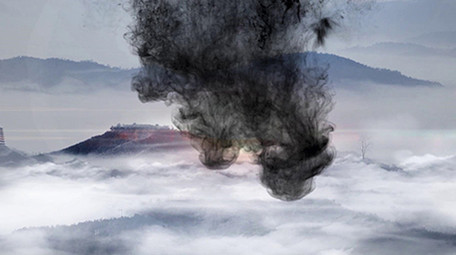 中国风国学讲堂水墨片头pr模板