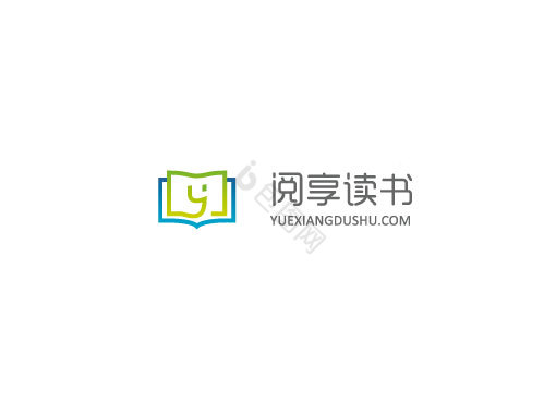 蓝绿高读书教育Y字母logo图片