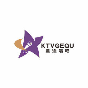 唱吧夜店酒吧KTV唱歌LOGO标志VI歌