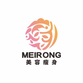 美容会馆瘦身护肤LOGO标志VI化妆品