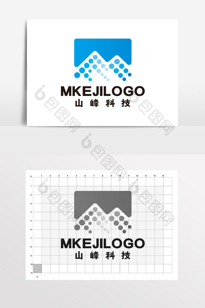 科技芯片半导体小家电logo标志vi图片