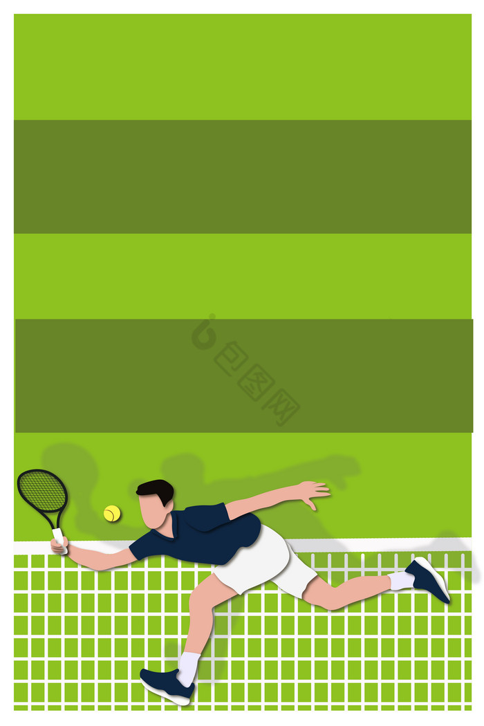 运动健身体育网球图片