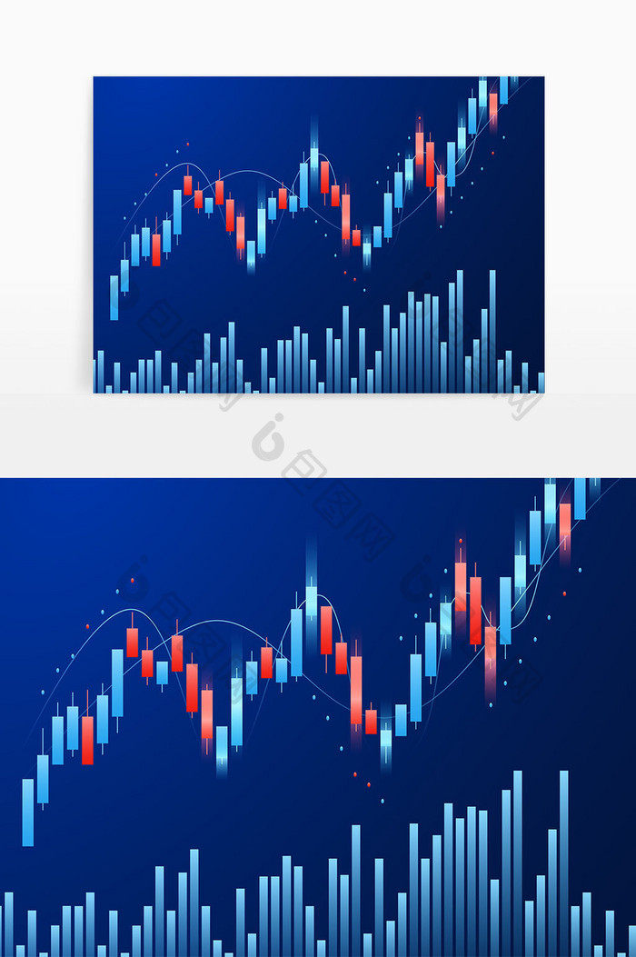 金融投资股市数据图
