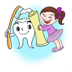 9月20日 全国爱牙日保护牙齿插画漫画