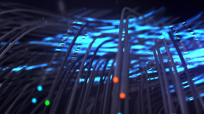 三维光纤动画E3D场景视频片头AE模板