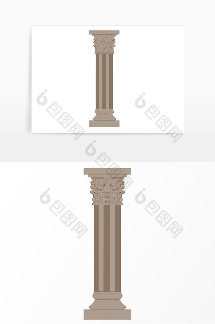 土罗马石膏柱图片图片