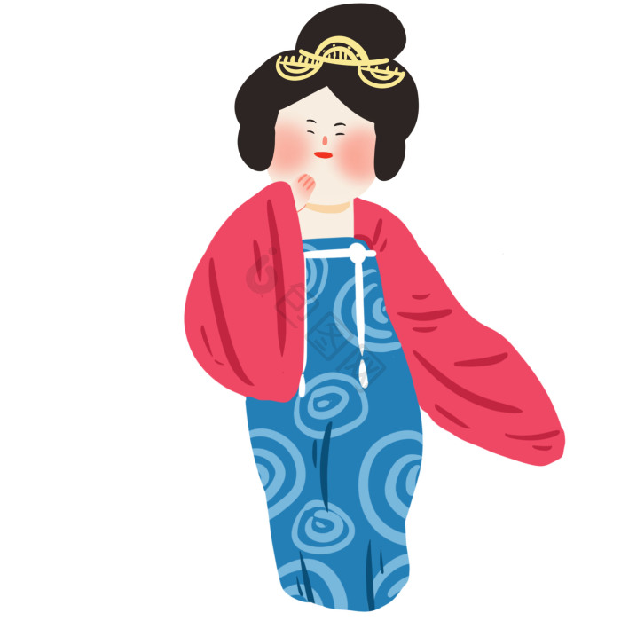 唐朝侍女图片-唐朝侍女素材免费下载-包图网