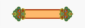 国风标题边框元素