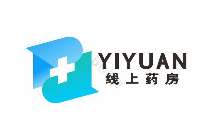 医疗医院在线药房药店LOGO标志VI图片