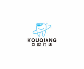 牙医牙科口腔门诊矫正牙齿LOGO标志VI