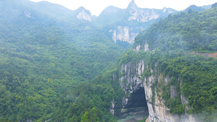 湖北黄金洞风景区4K航拍