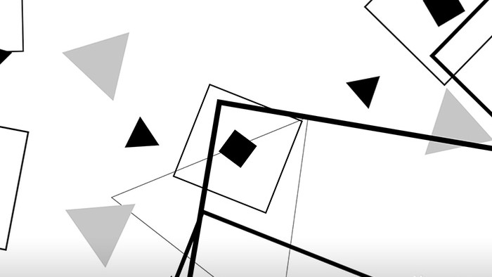 简约几何图案组合拼贴动画背景视频