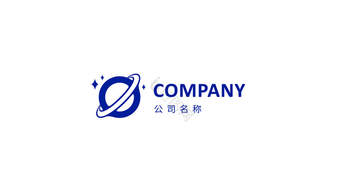 星球字母O型logo图片