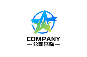 星星脉冲组合蓝logo