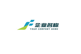 字母F大气企业通用logo标志