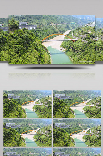 贵州遵义赤水河河流4K航拍图片