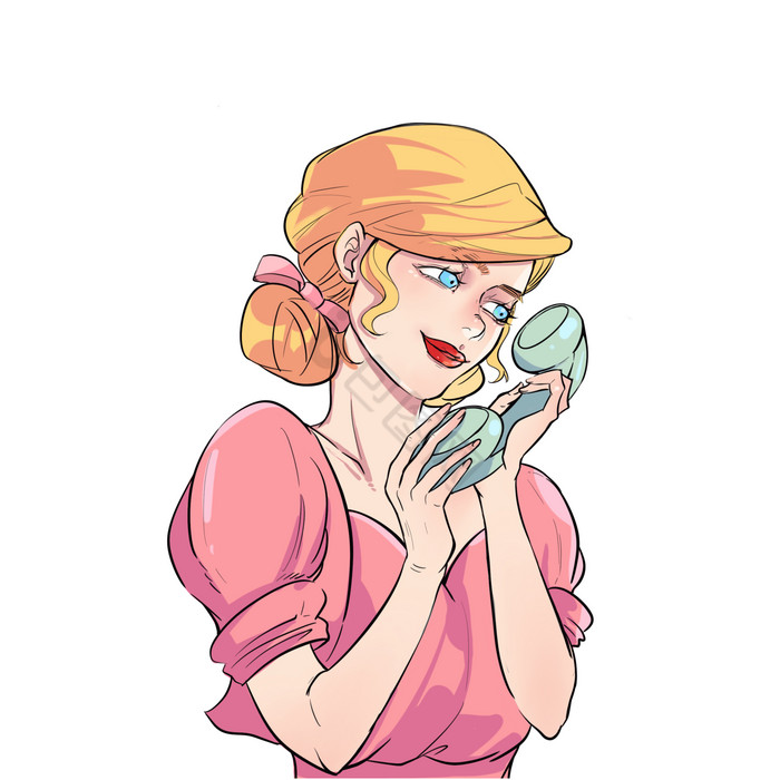 美漫女性人物金发欧美