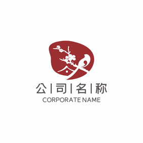 民宿中国风农家乐饭店LOGO标志VI餐饮