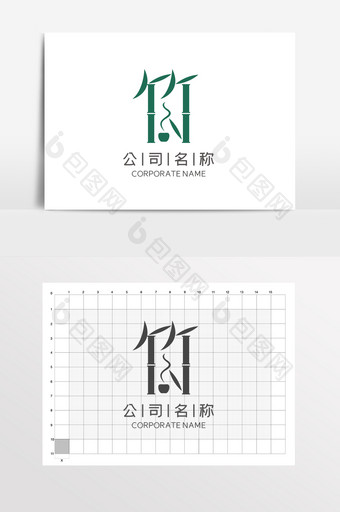 民宿中国风客栈茶叶茶楼LOGO标志VI图片