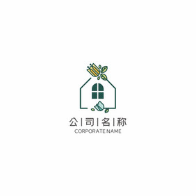 花店花房家纺家居艺术LOGO标志VI