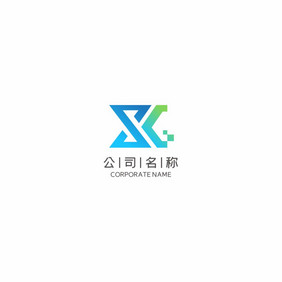 科技IT互联网电商X电子LOGO标志VI