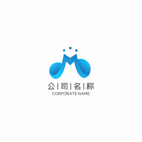 科技IT互联网电商M电子LOGO标志VI