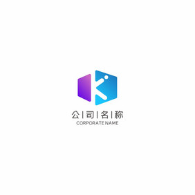 科技IT互联网电商K电子LOGO标志VI