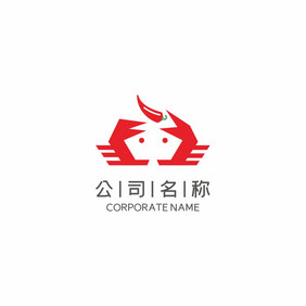 螃蟹辣炒捞汁海鲜大排档LOGO标志VI辣