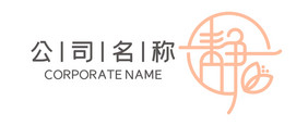 瑜伽瘦身叶子古典茶楼美容LOGO标志VI