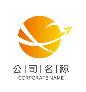 科技IT互联网空运物流LOGO标志VI