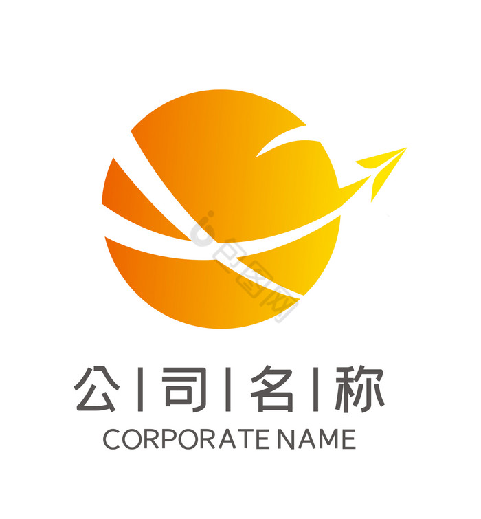 科技IT互联网空运物流LOGO标志VI图片