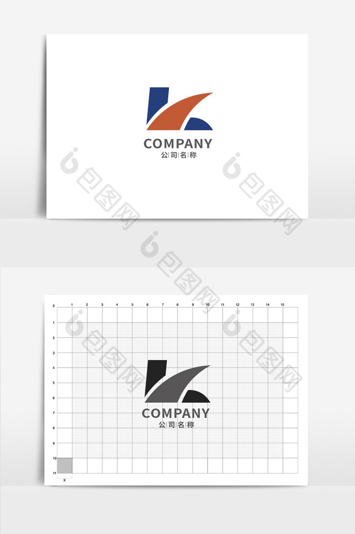 字母K形状纯字母k单字母logo图片图片