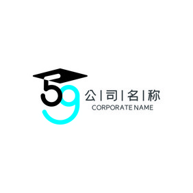 教育在线课堂辅导通用LOGO标志VI