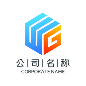 字母GE公司企业家装LOGO标志VI广告