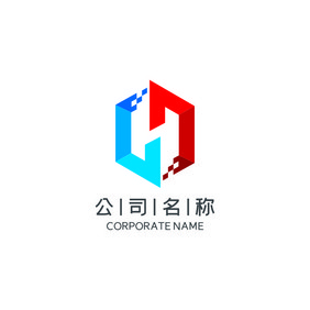 字母C公司企业机械LOGO标志VI科技