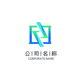 字母H公司企业芯片LOGO标志VI科技