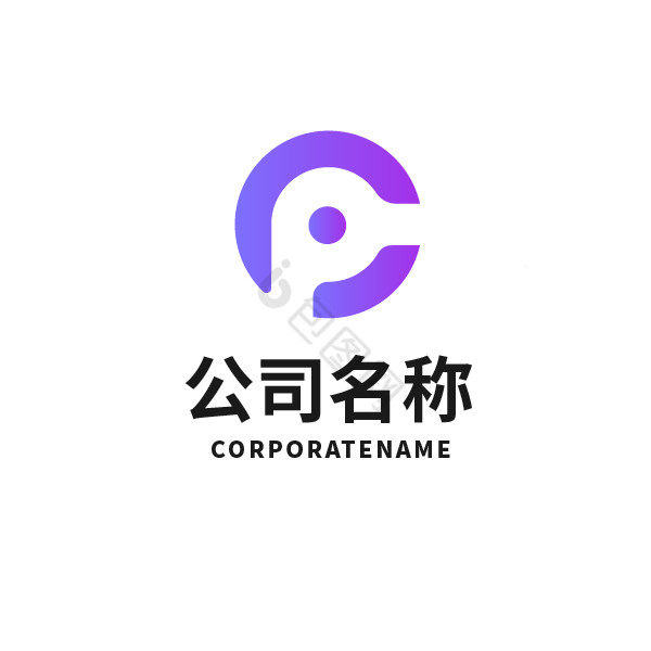 区块链字母C标志图片