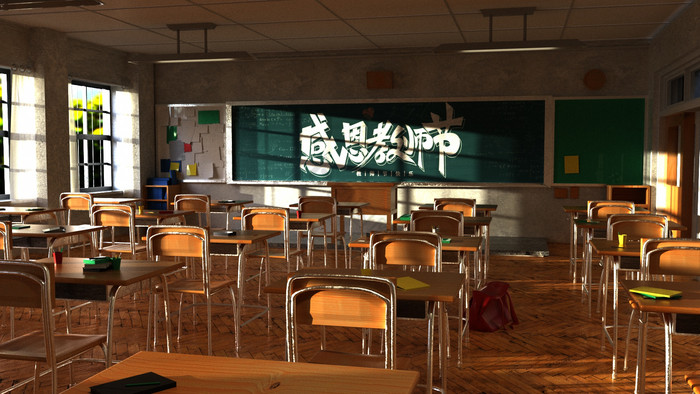 高级教室场景图片-高级教室场景素材免费下载-包图网