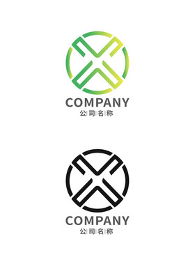 字母x形状纯字母xlogo图片