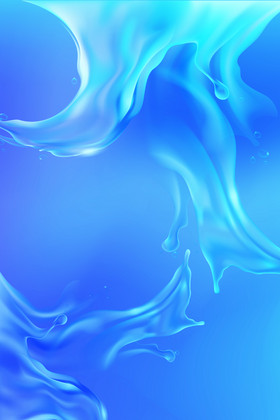 蓝色流体背景