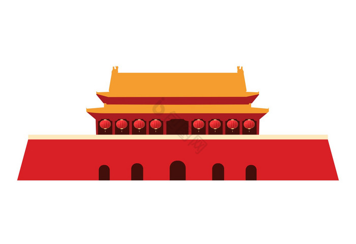 国庆北京建筑装饰图片
