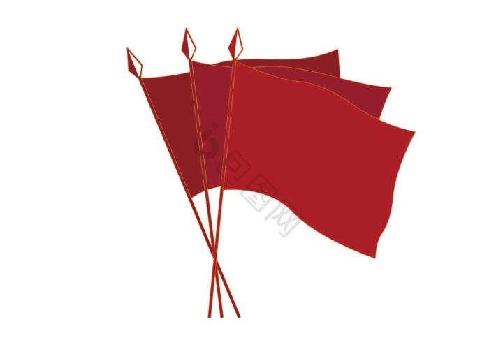 旗子展开图片-旗子展开素材免费下载-包图网