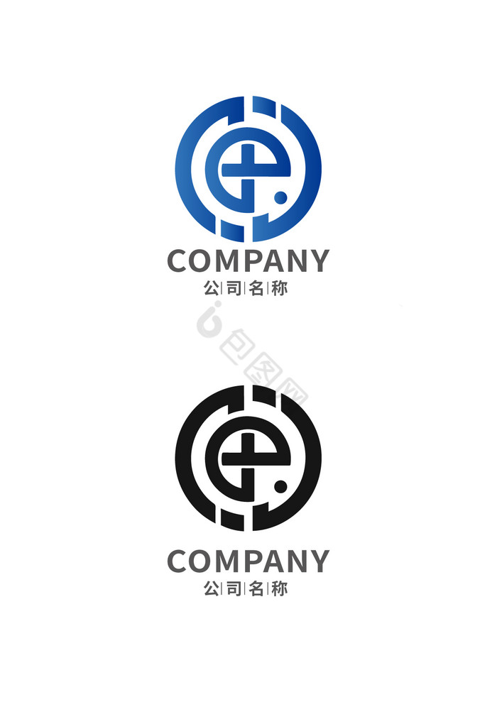 字母E纯字母单字母logo图片